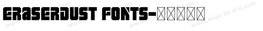 EraserDust fonts字体转换